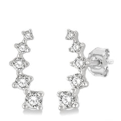 Parkplace Jewelers Petite Diamond Fashion Ear Climbers 649C8PPFSERWG