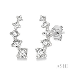 ASHI Petite Diamond Fashion Ear Climbers 649C8PPFSERWG