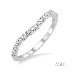 ASHI Diamond Wedding Band 14728PPFHWG-WB