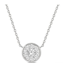 Parkplace Jewelers Round Shape Lovebright Essential Diamond Pendant 9977UPPFGNKWG