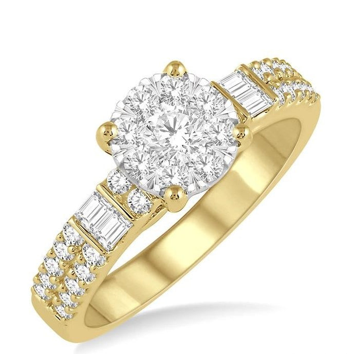 Parkplace Jewelers Round Shape Lovebright Diamond Ring 141E2PPFHYW