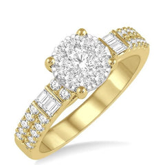 Parkplace Jewelers Round Shape Lovebright Diamond Ring 141E2PPFHYW