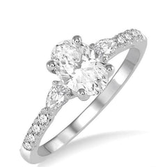 Parkplace Jewelers Oval Shape Diamond Engagement Ring 23712PPFHWG-LE-OV