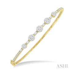 ASHI Lovebright Diamond Bangle 796A1PPFVYW