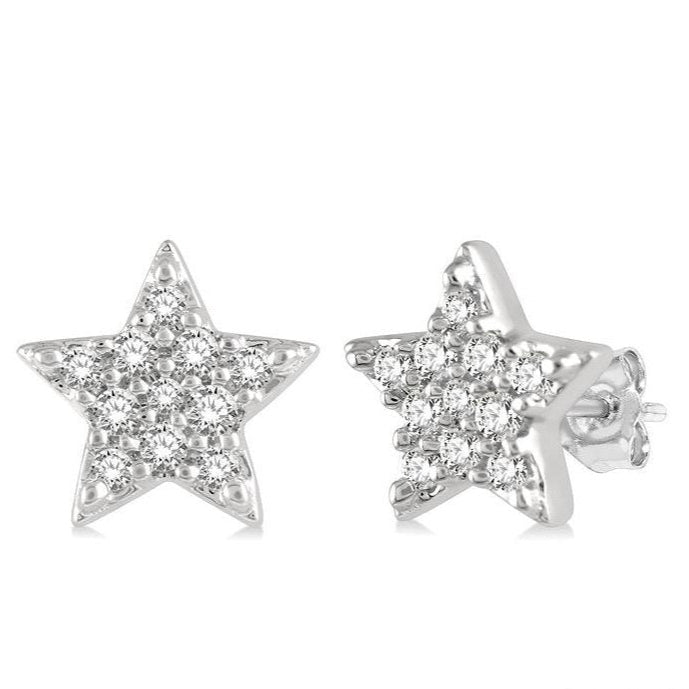 Parkplace Jewelers Star Petite Diamond Fashion Earrings 643A8PPTSERWG