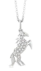 Parkplace Jewelers Horse Petite Diamond Fashion Pendant 645J8PPTSPDWG