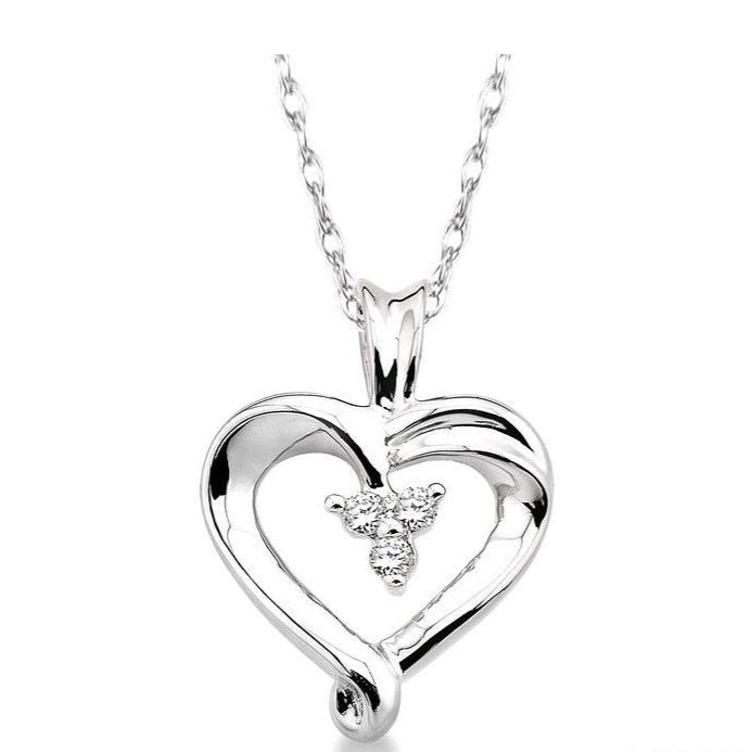Parkplace Jewelers Heart Shape Diamond Fashion Pendant 93569PPTXPDWG