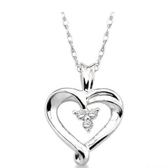 Parkplace Jewelers Heart Shape Diamond Fashion Pendant 93569PPTXPDWG