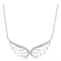 Parkplace Jewelers Angel Wings Diamond Necklace 993F0PPTSNKWG
