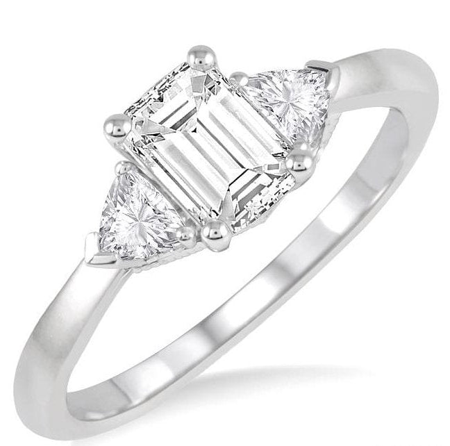 Parkplace Jewelers Emerald Shape Diamond Engagement Ring 252L2PPFHWG-LE-OC