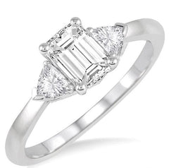 Parkplace Jewelers Emerald Shape Diamond Engagement Ring 252L2PPFHWG-LE-OC