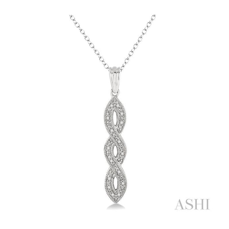 ASHI Silver Diamond Fashion Pendant 86759PPSSSLPD