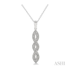 ASHI Silver Diamond Fashion Pendant 86759PPSSSLPD