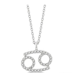 Parkplace Jewelers Cancer Zodiac Diamond Pendant 635Y8PPTSPDWG-CANC