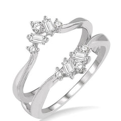 Parkplace Jewelers Baguette Diamond Insert Ring 29644PPFHWG