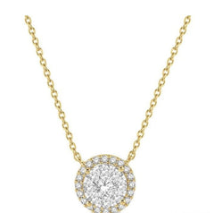 Parkplace Jewelers Round Shape Halo Lovebright Essential Diamond Pendant 9965HPPFVNKYW