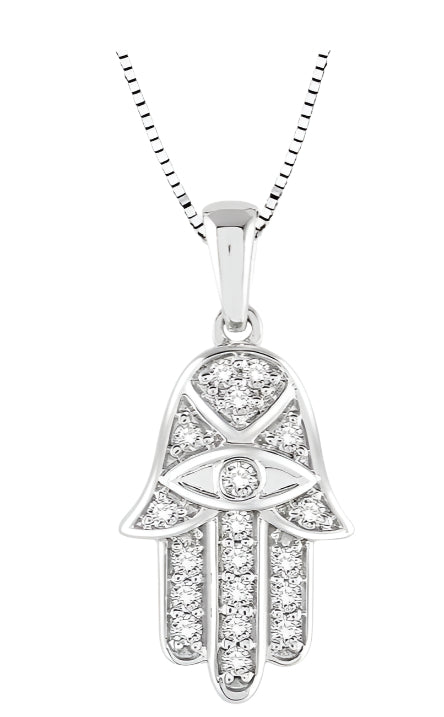 Parkplace Jewelers Hamsa Diamond Pendant 681B6PPFHPDWG