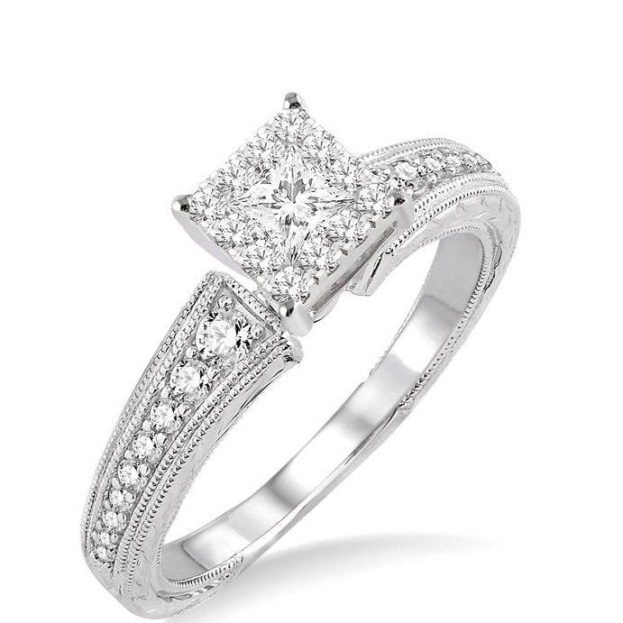 Parkplace Jewelers Princess Shape Lovebright Diamond Engagement Ring 15223PPFVWG-LE