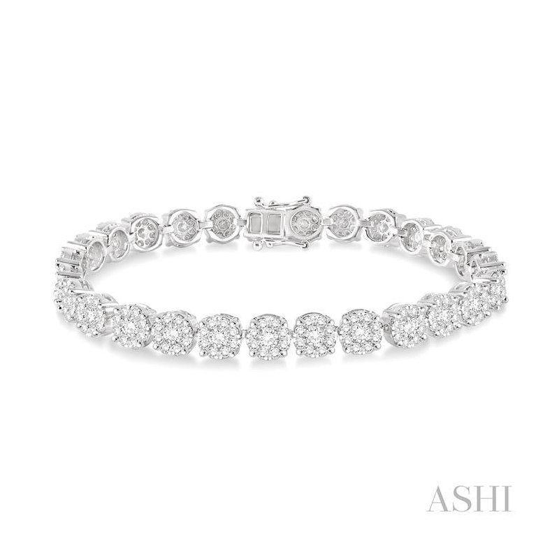 ASHI Lovebright Essential Diamond Tennis Bracelet 73227PPFGWG