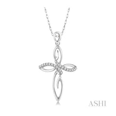 ASHI Cross Diamond Fashion Pendant 95689PPFNPDWG