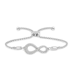 Parkplace Jewelers Infinity Diamond Lariat Bracelet 740BQPPFHWG