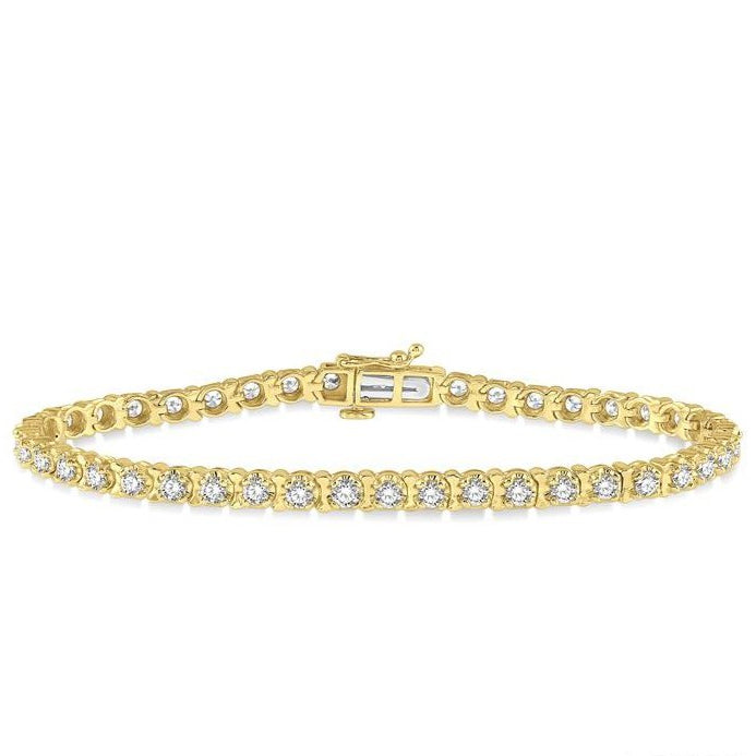 Parkplace Jewelers Tulip Diamond Tennis Bracelet 70243PPFGYG