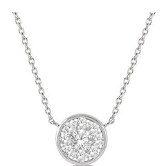 Parkplace Jewelers Round Shape Lovebright Essential Diamond Pendant 9977UPPFHNKWG