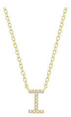 Parkplace Jewelers Block 'I' Initial Diamond Pendant 912F9PPFSPDYG-I
