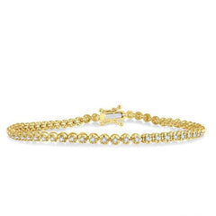 Parkplace Jewelers Illusion Diamond Tennis Bracelet 70251PPTGYG