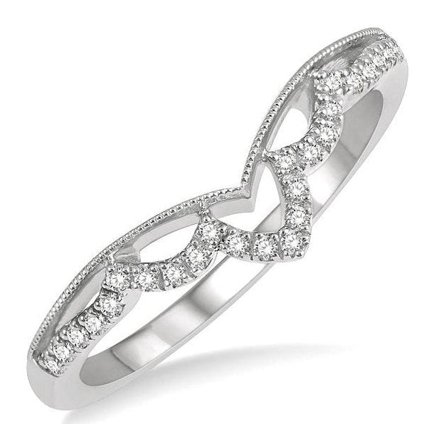 Parkplace Jewelers Chevron Diamond Wedding Band 301E8PPFHWG