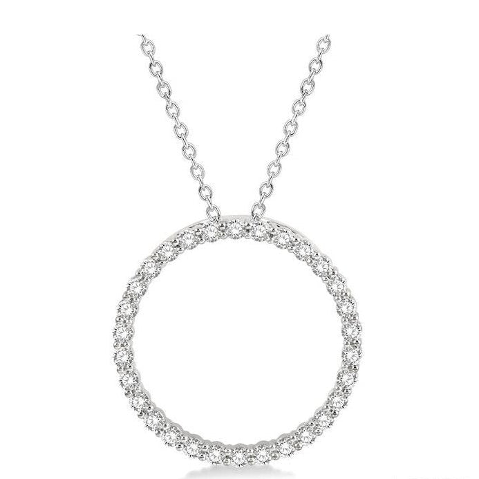Parkplace Jewelers Circle Diamond Pendant 900H1PPFGPDWG