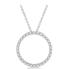 Parkplace Jewelers Circle Diamond Pendant 900H1PPFGPDWG