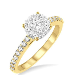Parkplace Jewelers Round Shape Lovebright Essential Diamond Engagement Ring 13533PPFVYW-LE