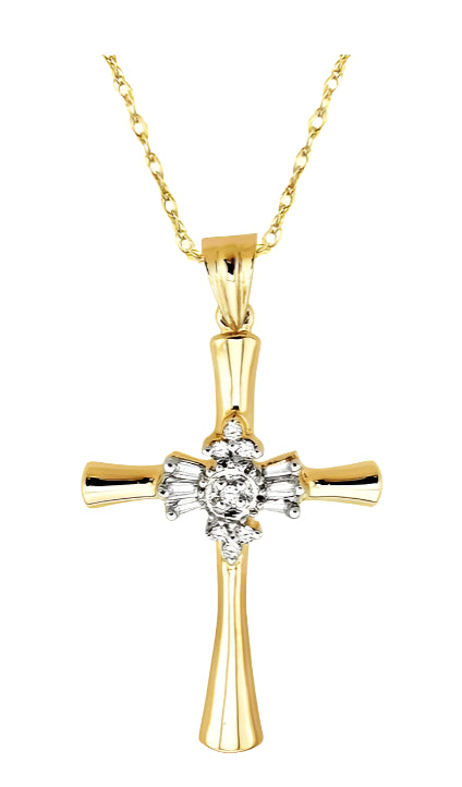 Parkplace Jewelers Cross Diamond Pendant 95068PPTXPD