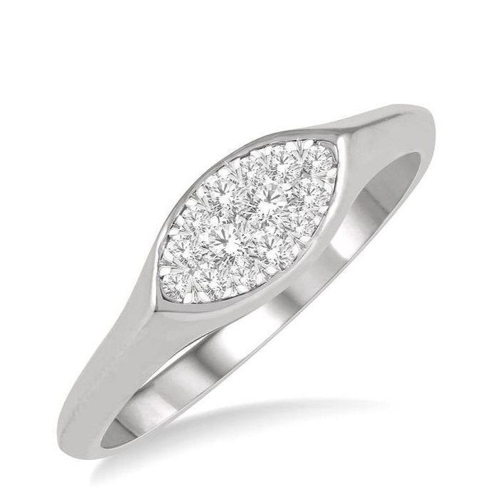 Parkplace Jewelers Marquise Shape Lovebright Essential Diamond Signet Ring 360N7PPFHWG