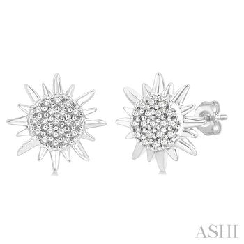 ASHI Sun Petite Diamond Fashion Earrings 647E8PPTSERWG