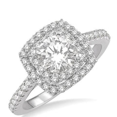 Parkplace Jewelers Round Shape Halo Diamond Engagement Ring 243H1PPFHWG-LE-RD