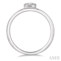 ASHI Stackable Oval Shape Diamond Promise Ring 11429PPTXWG