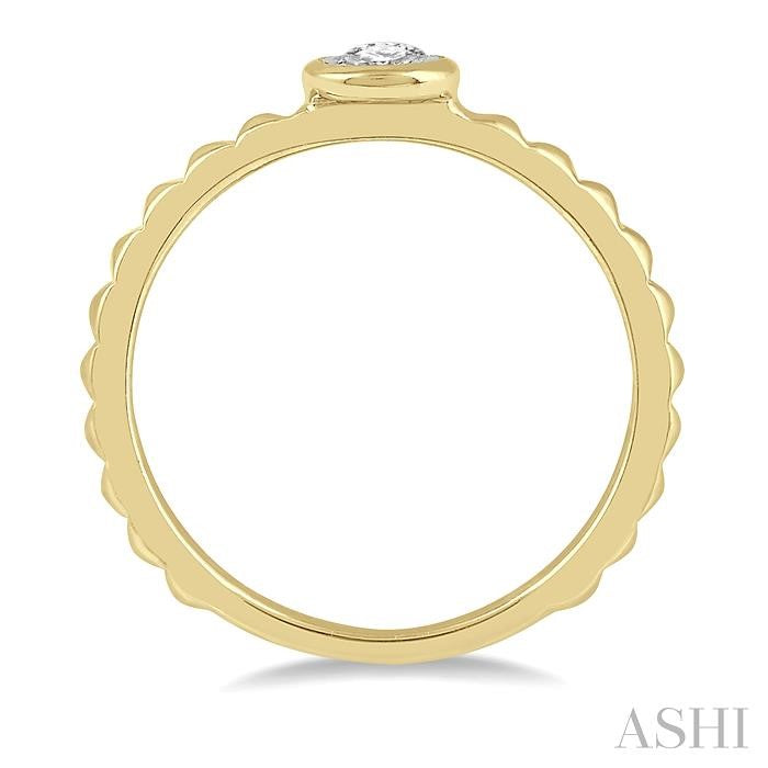 ASHI Stackable Round Shape Diamond Promise Ring 11499PPTXYG