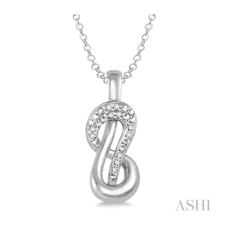 ASHI Silver Diamond Fashion Pendant 86739PPSSSLPD