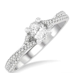 Parkplace Jewelers Oval Shape Semi-Mount Diamond Engagement Ring 263M6PPFGWG-SM-OV