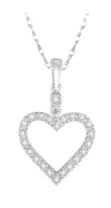 Parkplace Jewelers Heart Shape Diamond Pendant 93818PPTXPDWG