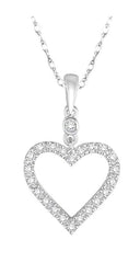 Parkplace Jewelers Heart Shape Diamond Pendant 93818PPTXPDWG