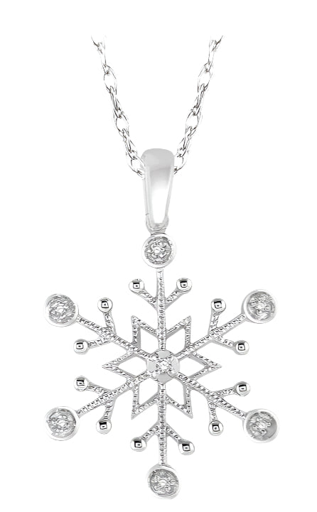 Parkplace Jewelers Snow Flake Diamond Fashion Pendant 90169PPTSPDWG