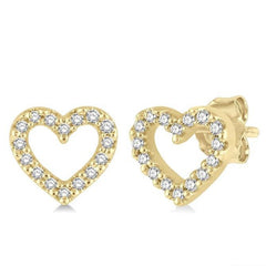 Parkplace Jewelers Heart Shape Petite Diamond Fashion Earrings 642D8PPTSERYG
