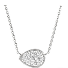 Parkplace Jewelers Pear Shape East-West Lovebright Essential Diamond Pendant 9979UPPFHNKWG