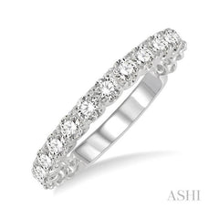 ASHI Diamond Wedding Band 33352PPFGWG