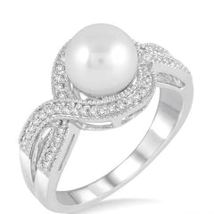 Parkplace Jewelers Pearl & Diamond Fashion Ring 55967PPTSWG