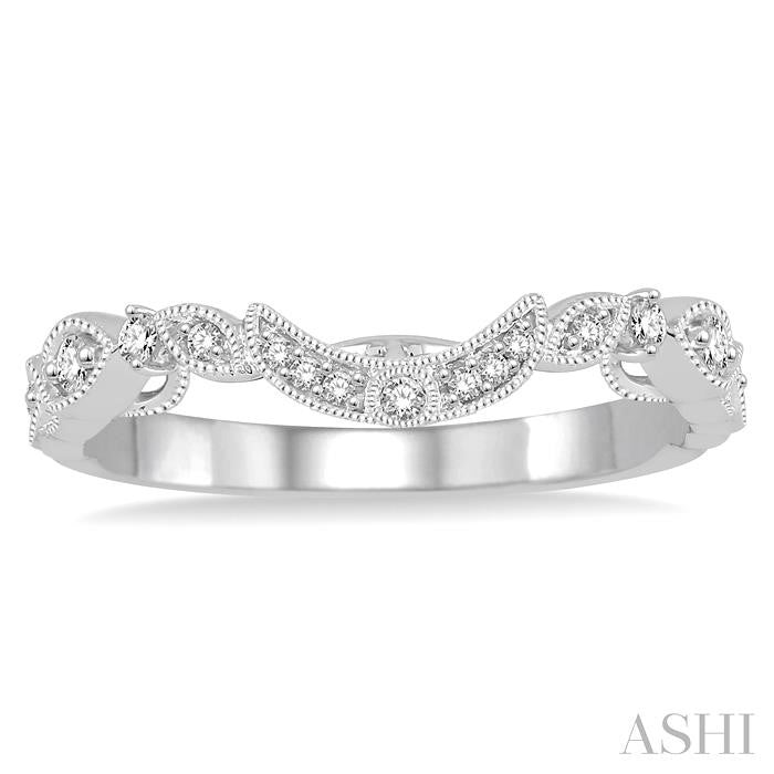 ASHI Diamond Wedding Band 140A8PPFGWG-WB