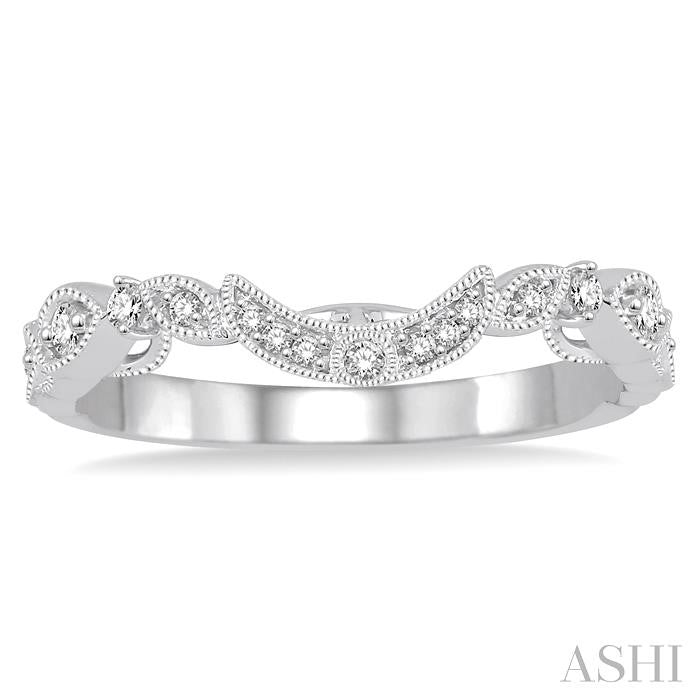 ASHI Diamond Wedding Band 140A8PPFVWG-WB